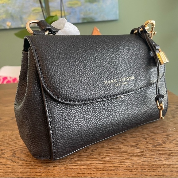 NWT! New! Marc Jacobs Boho Grind Shoulder Bag - Black - Picture 4 of 16